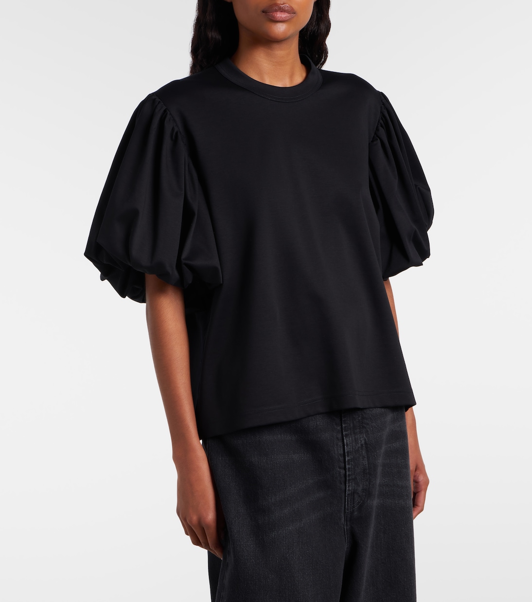 T-Shirt aus Baumwoll-Jersey | Noir Kei Ninomiya