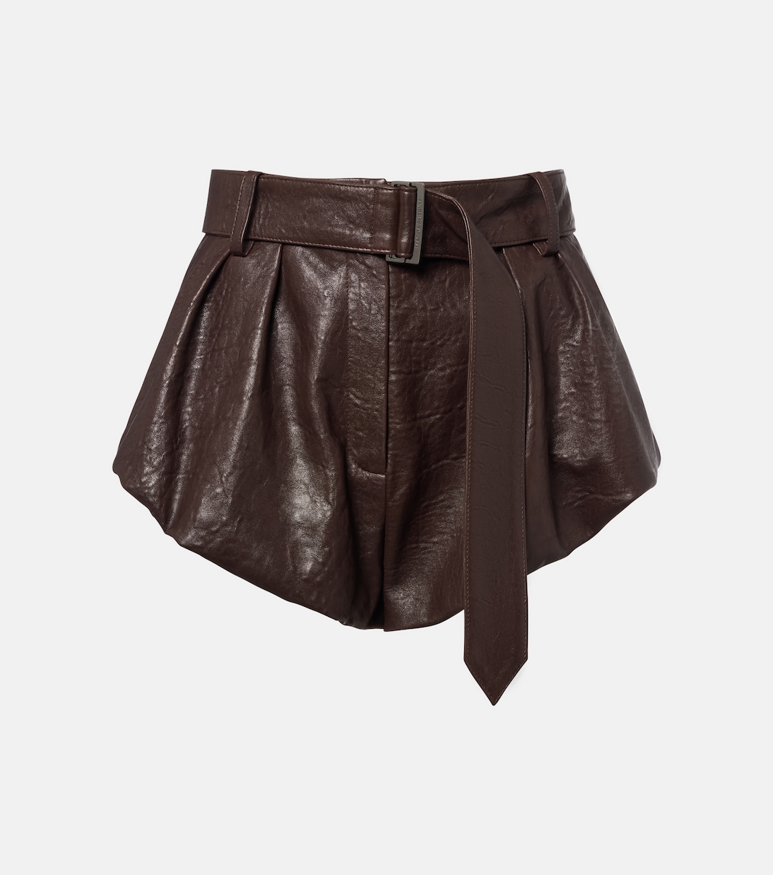 Belted leather shorts | Magda Butrym