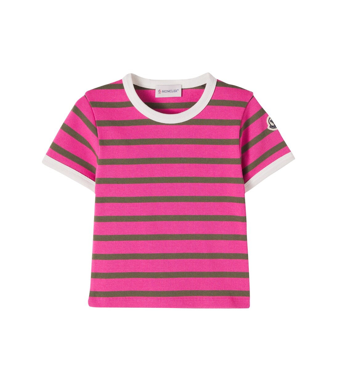 Striped cotton T-shirt | Moncler Enfant