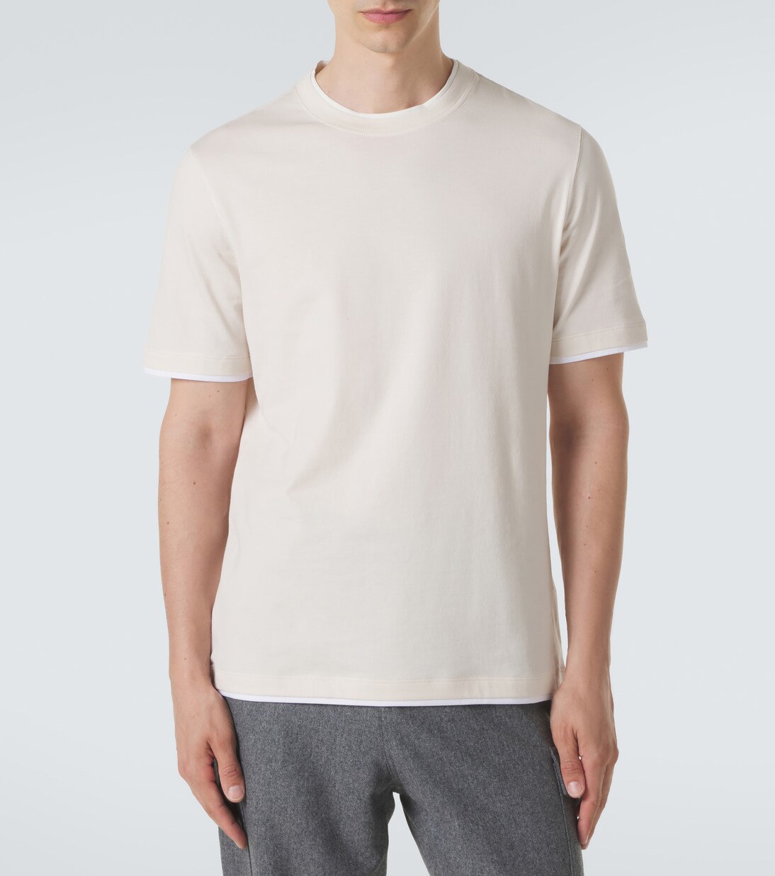 Camiseta de jersey de algodón | Brunello Cucinelli
