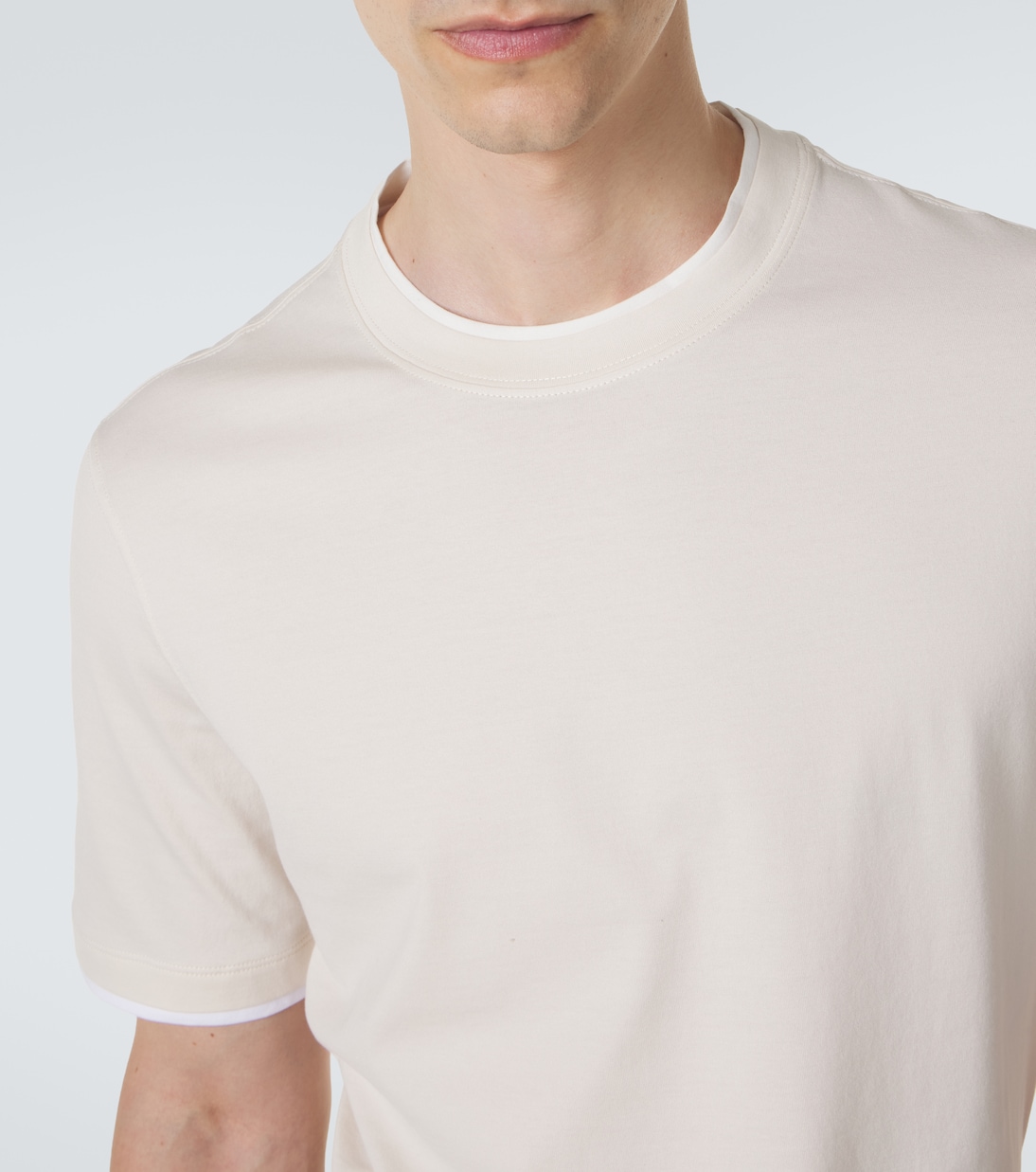 Camiseta de jersey de algodón | Brunello Cucinelli