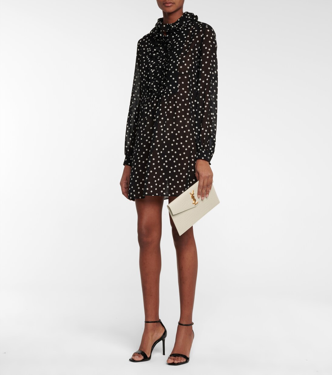 Clutch Uptown aus Leder | Saint Laurent