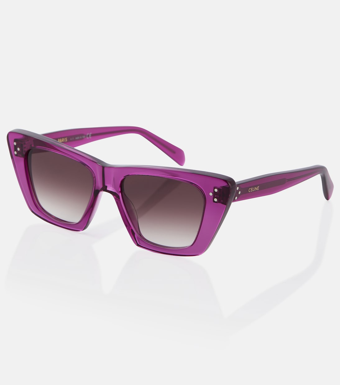 Cat-eye acetate sunglasses | Celine Eyewear