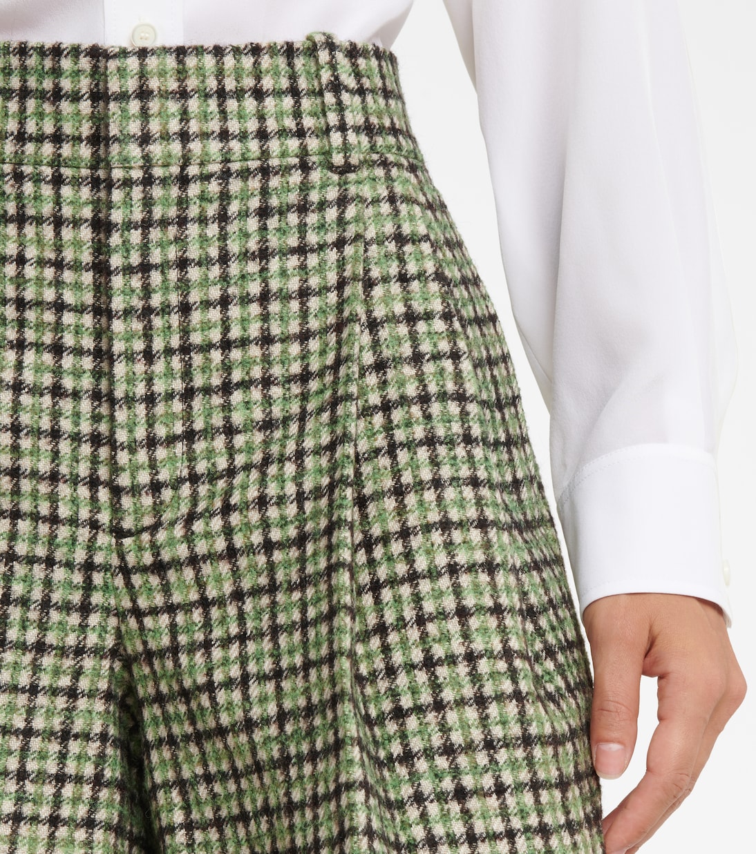 Karierte Shorts aus Tweed | Chloé