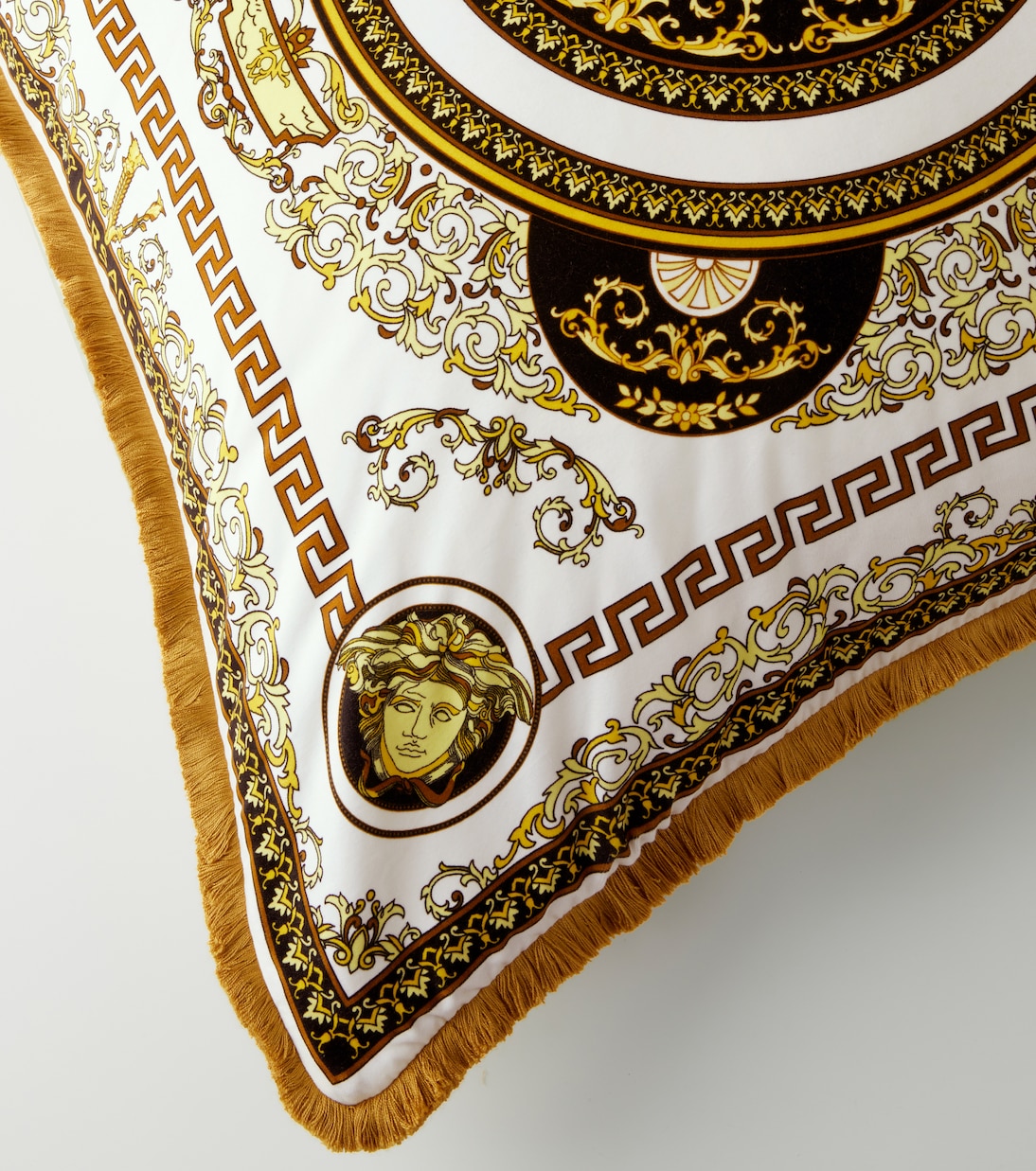 Medusa cotton cushion | Versace Home