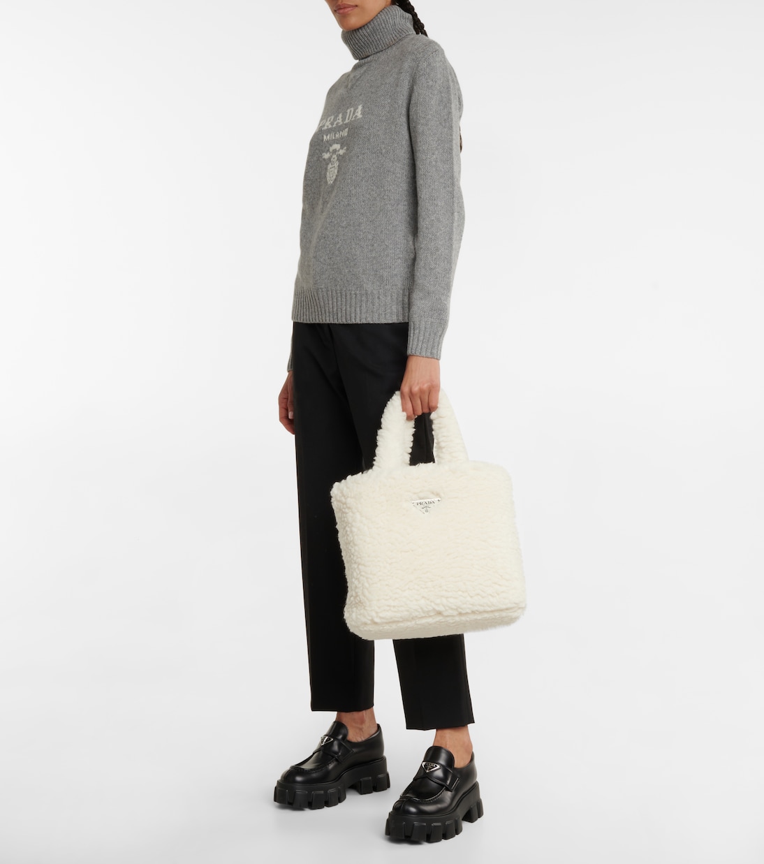 Borsa Small in teddy | Prada