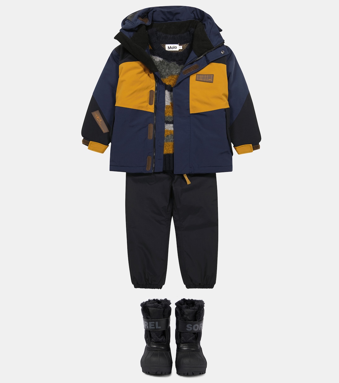Harrison color-block ski jacket | Molo