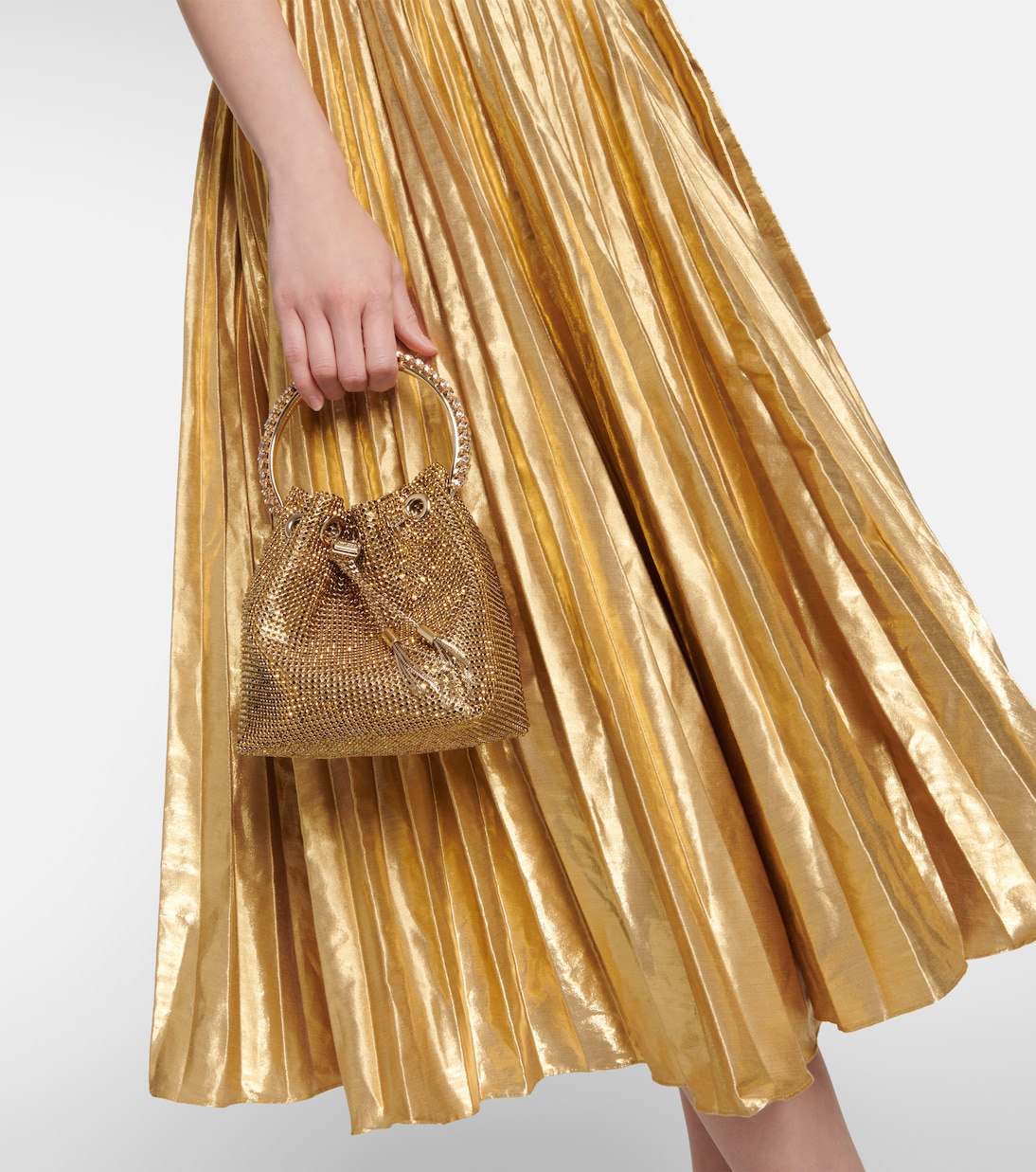 Vestido midi Winda plisado | Altuzarra