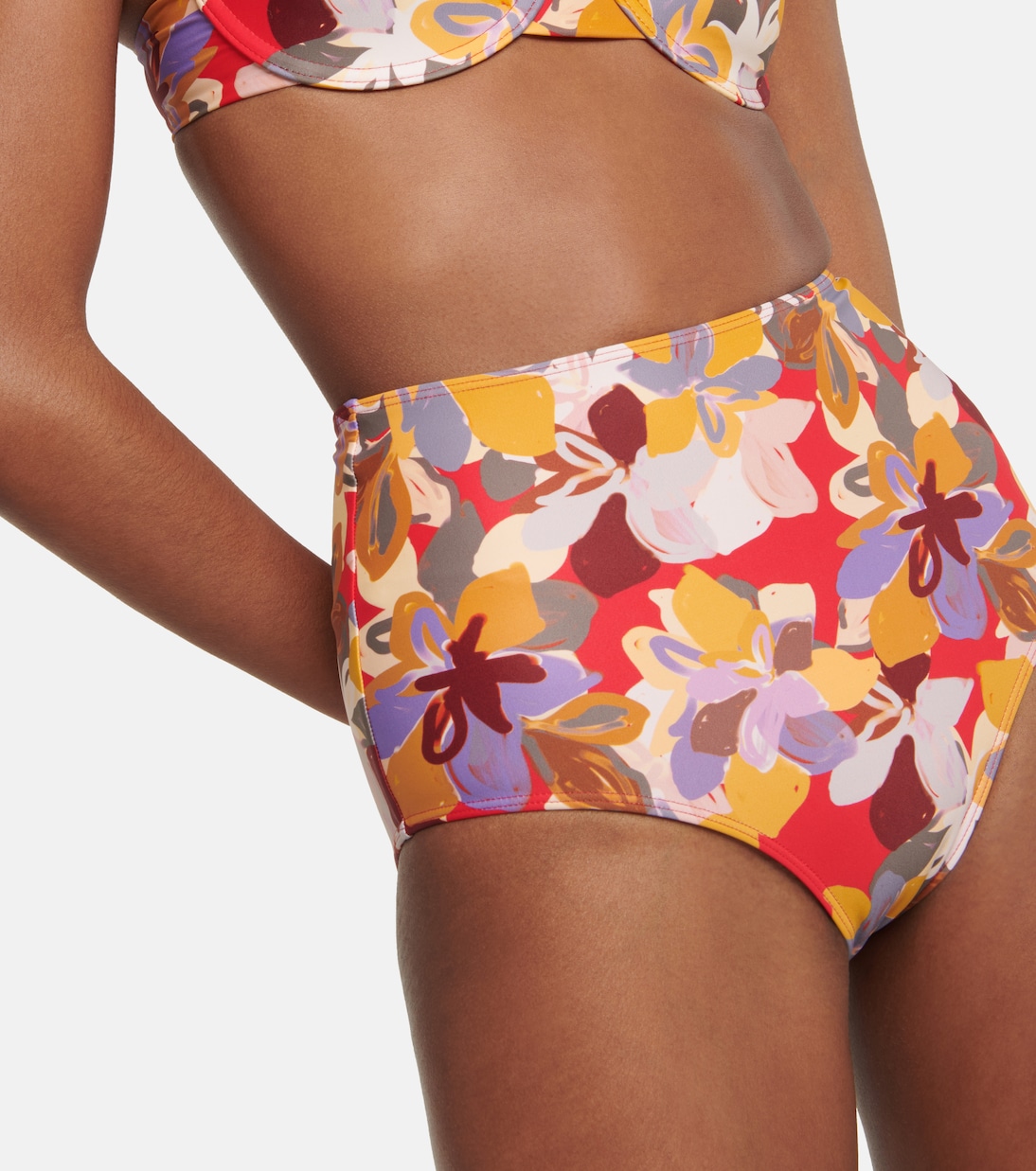 Culotte de bikini Santiago à taille haute | Rebecca Vallance