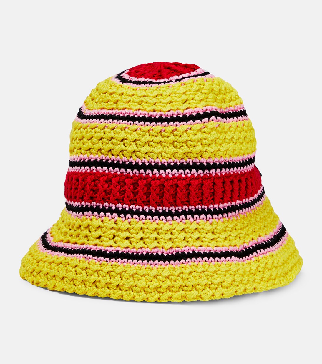 Logo cotton crochet bucket hat | Stella McCartney