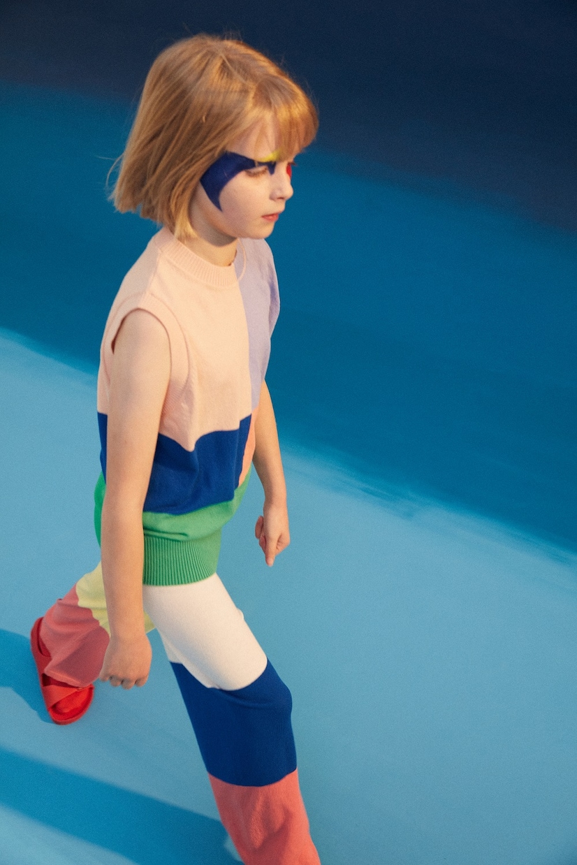 Crow colorblocked cotton pants | The Animals Observatory