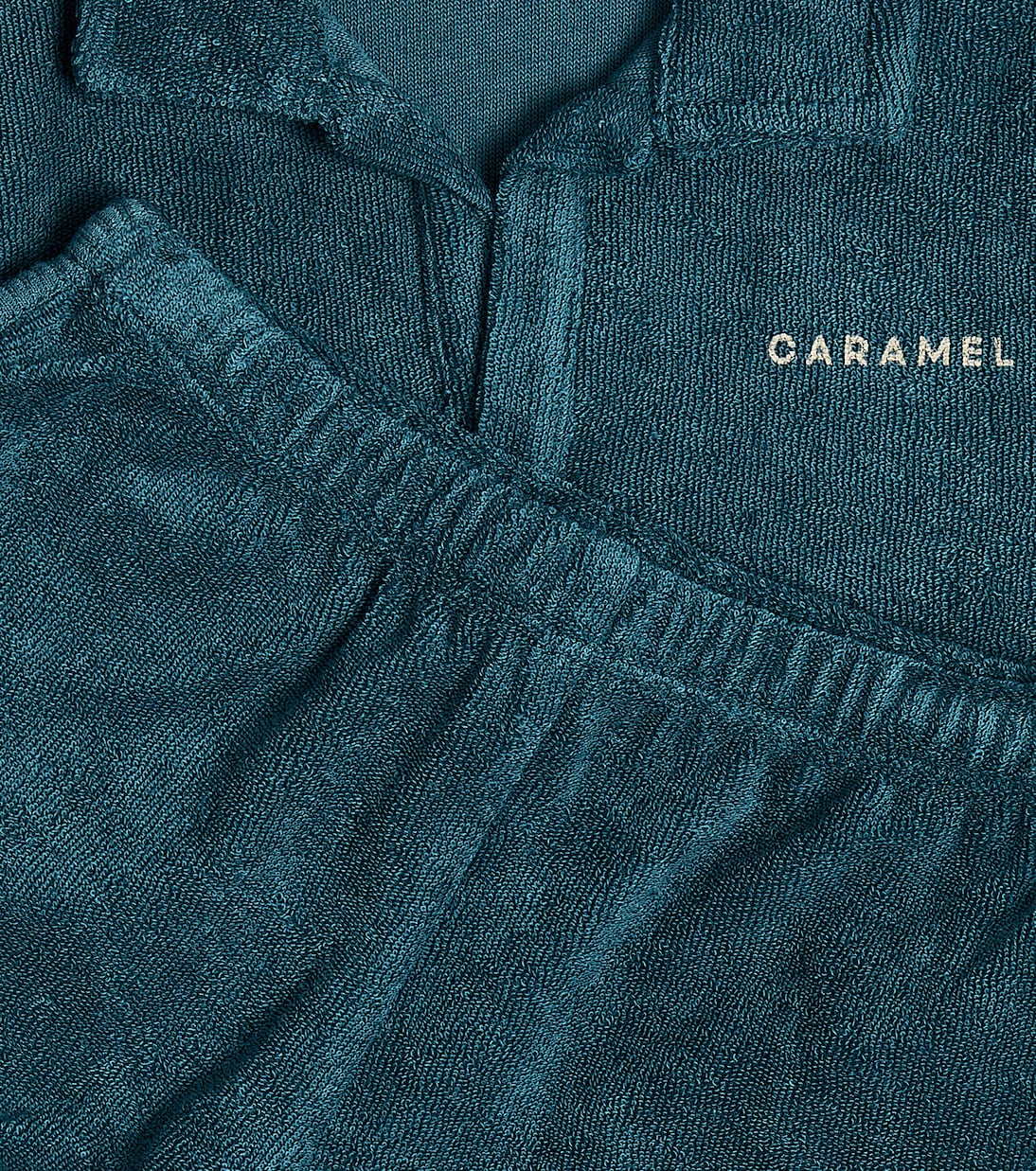 Bébé – Ensemble t-shirt et short Kombu en coton | Caramel