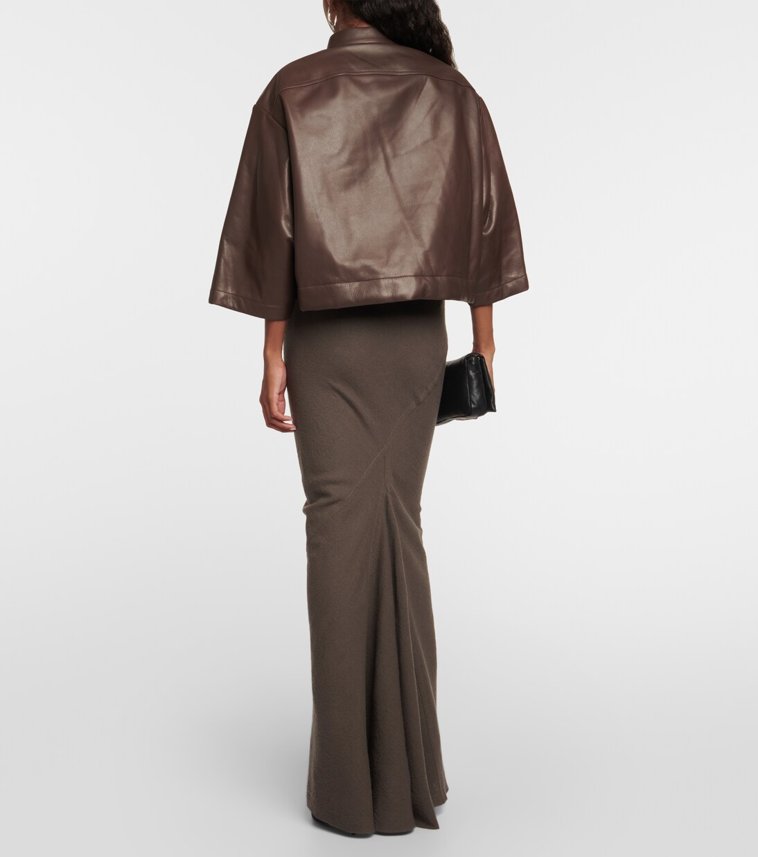 Cropped-Lederjacke | Rick Owens