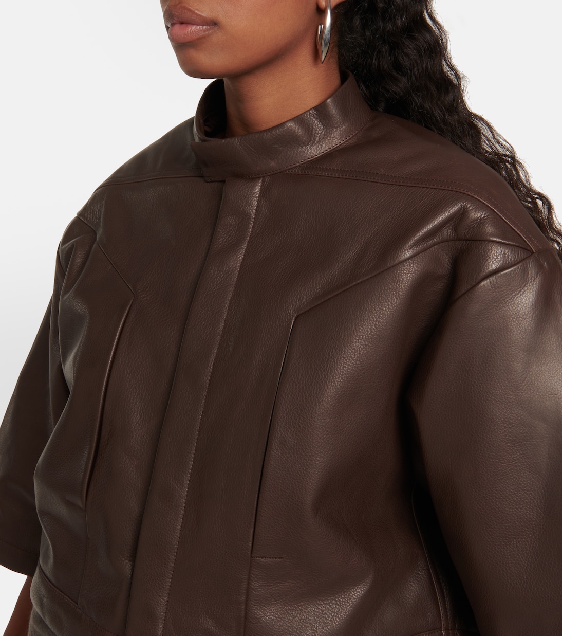 Cropped-Lederjacke | Rick Owens