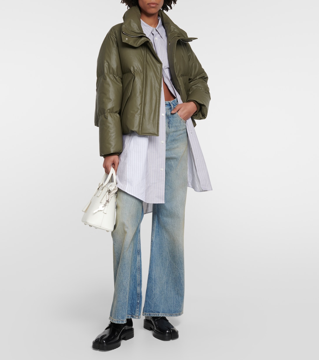 Oversize-Daunenjacke | MM6 Maison Margiela