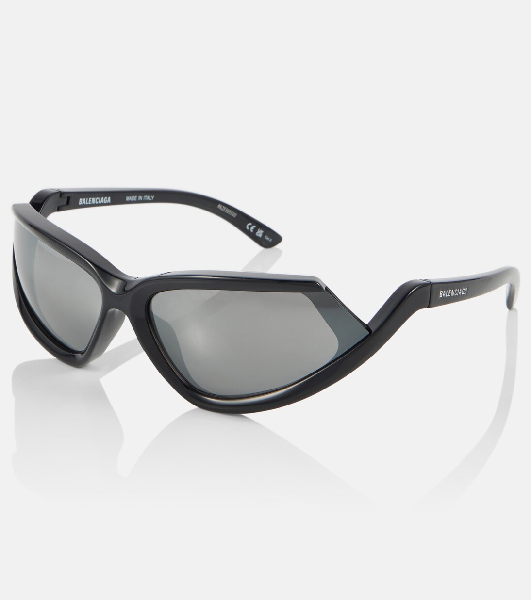 Ovale Sonnenbrille Side Xpander | Balenciaga