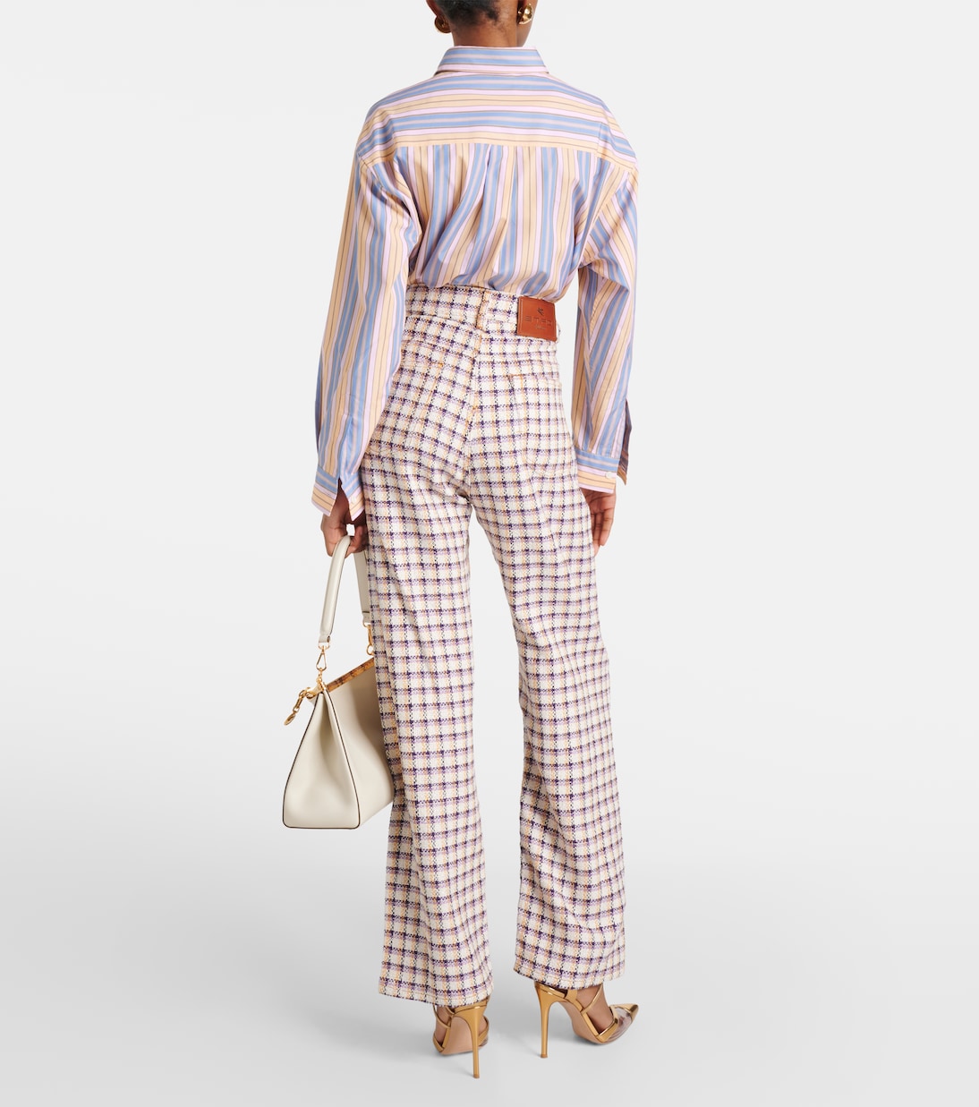 Pantaloni a gamba larga in tweed | Etro