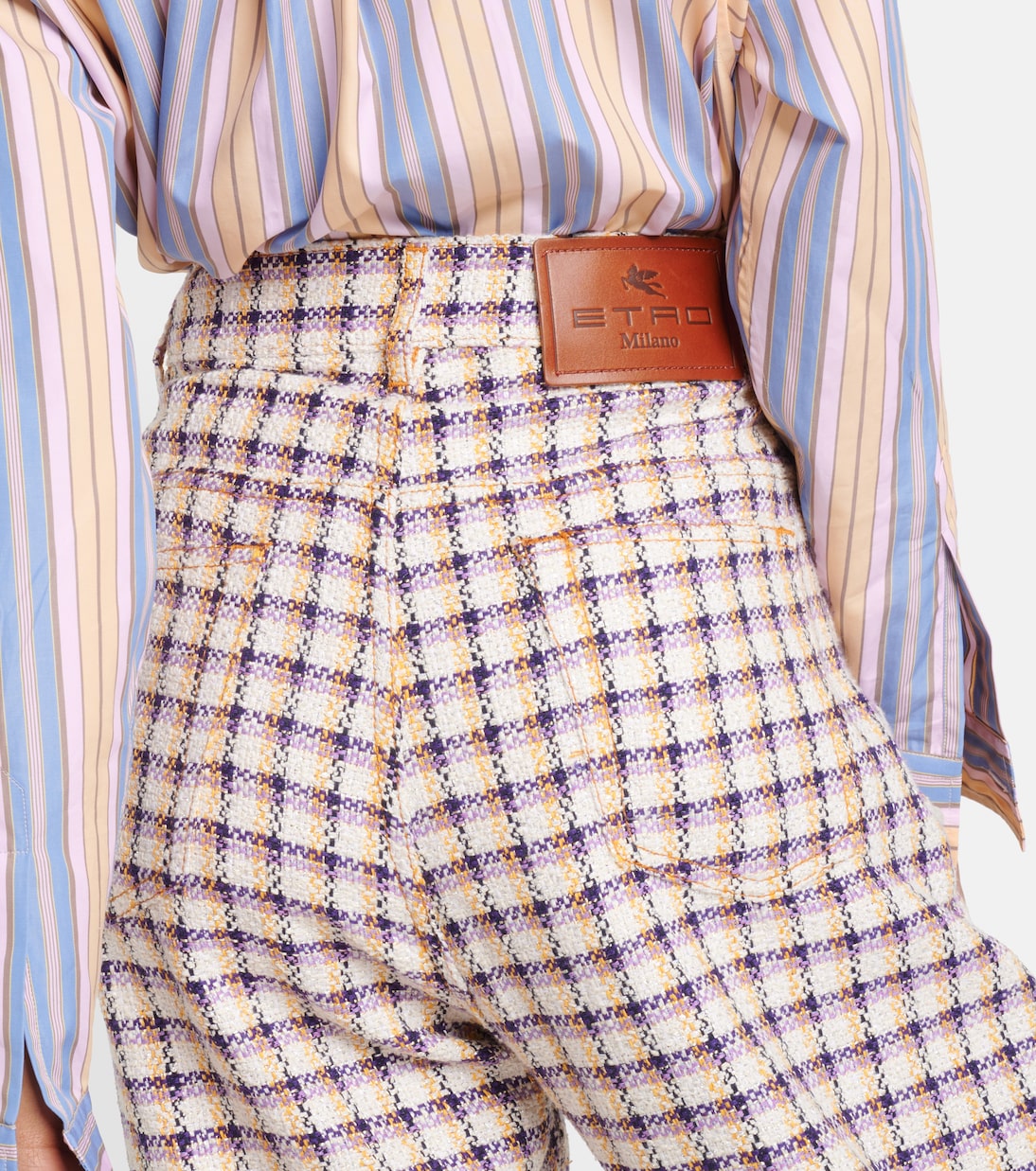 Pantaloni a gamba larga in tweed | Etro