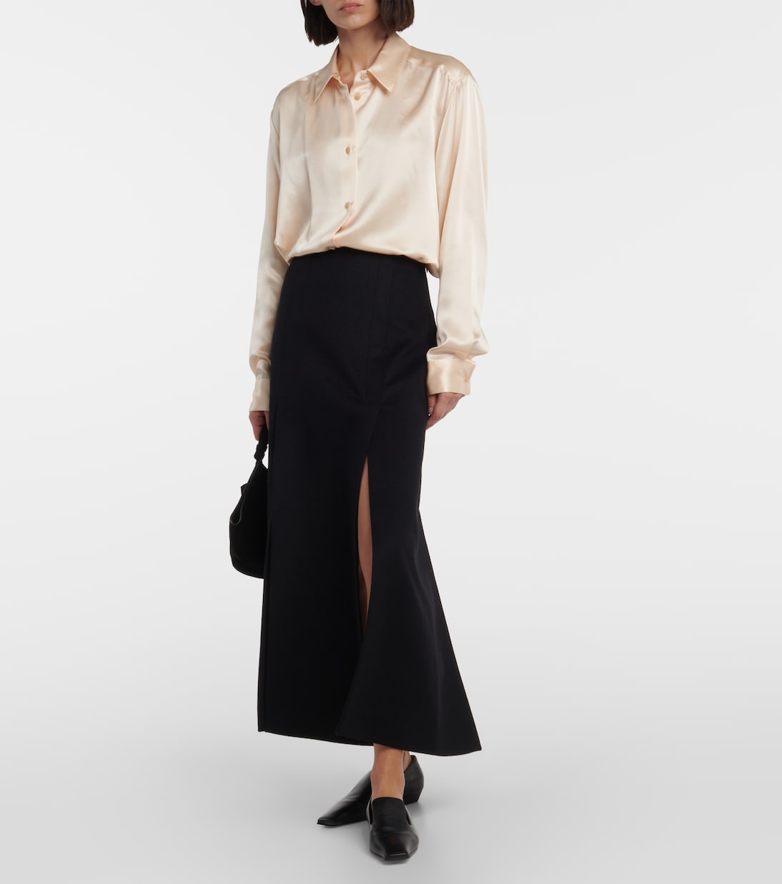 Hemd Argo aus Seiden-Charmeuse | Khaite