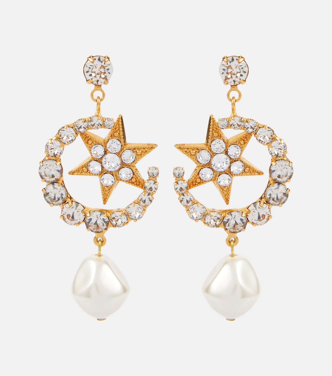 Verzierte Ohrringe Kepler, 18kt vergoldet | Jennifer Behr