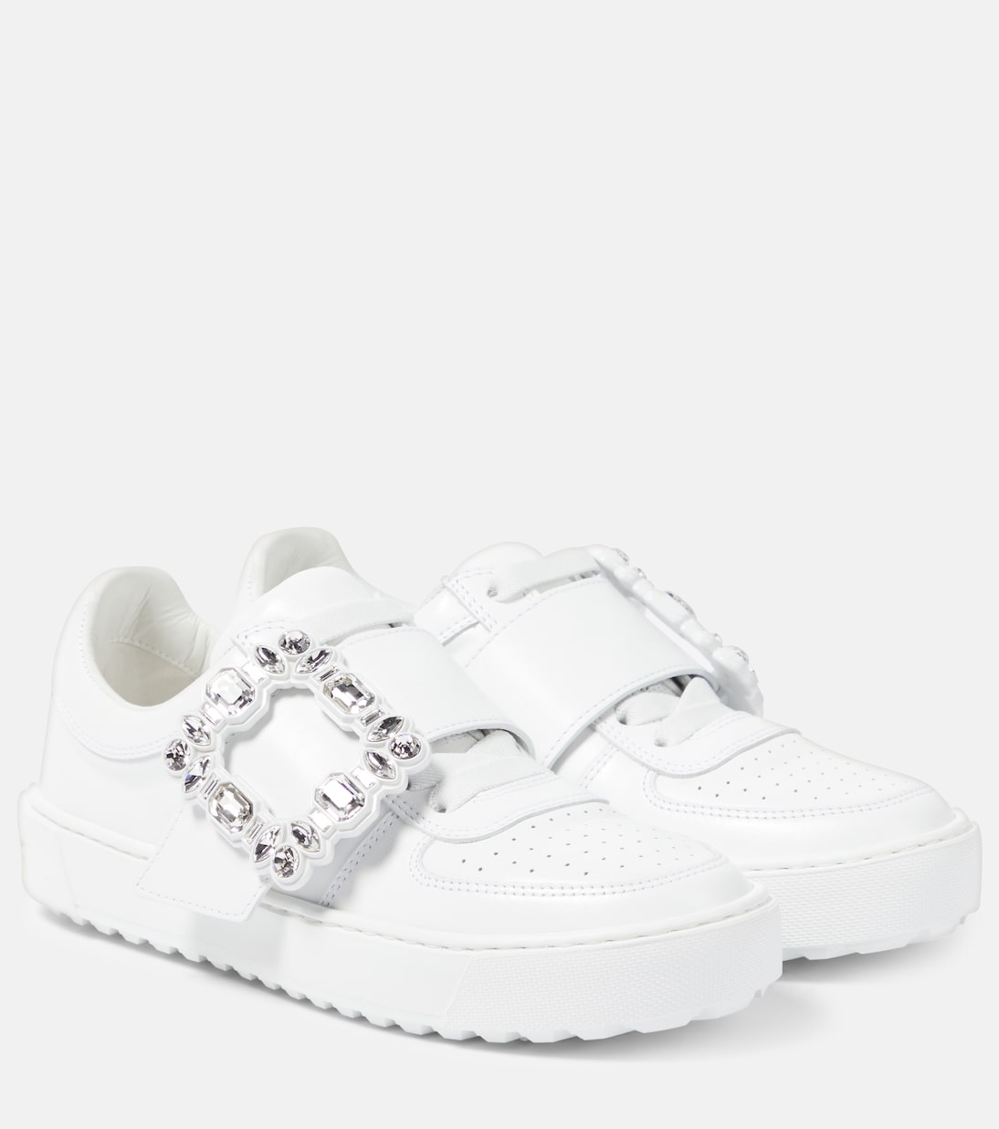 Verzierte Sneakers Very Vivier aus Leder | Roger Vivier
