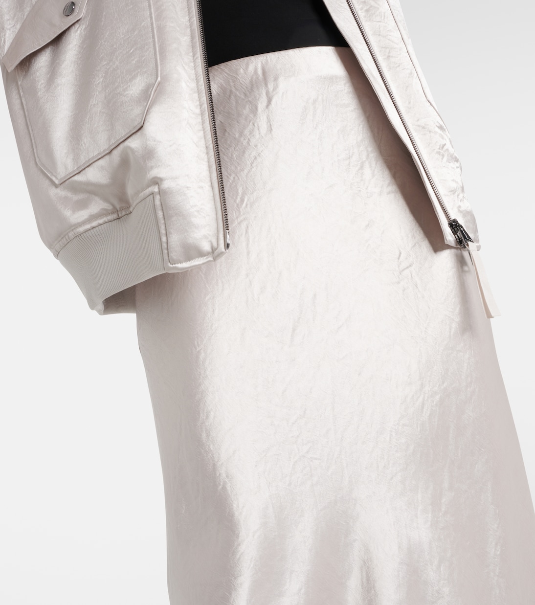 Leisure Midirock Alessio aus Satin | Max Mara