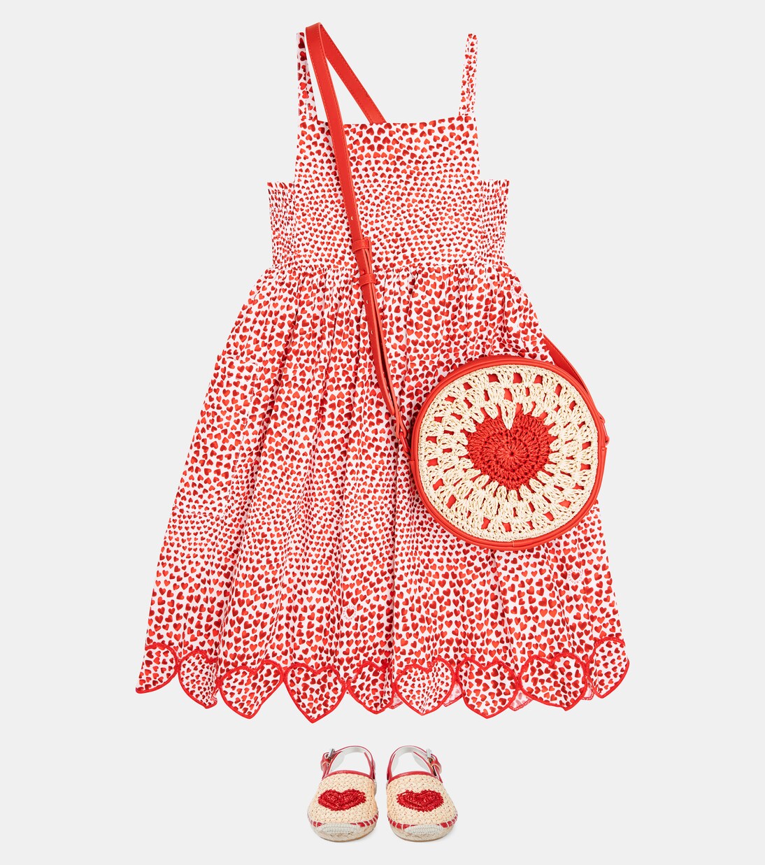 Woven faux leather shoulder bag | Stella McCartney Kids