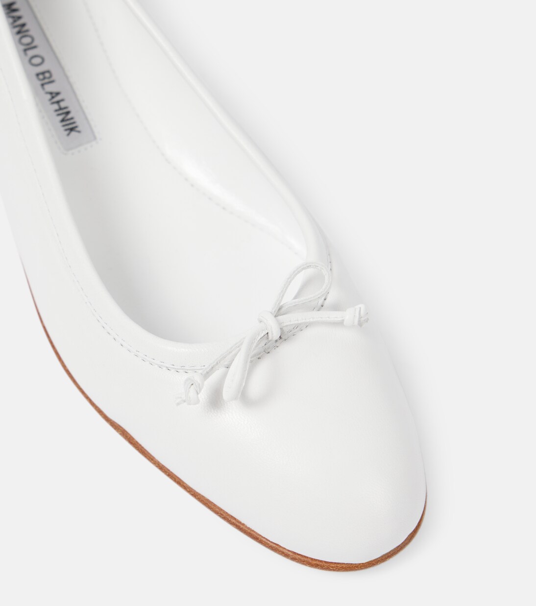 Verallii leather ballet flats | Manolo Blahnik