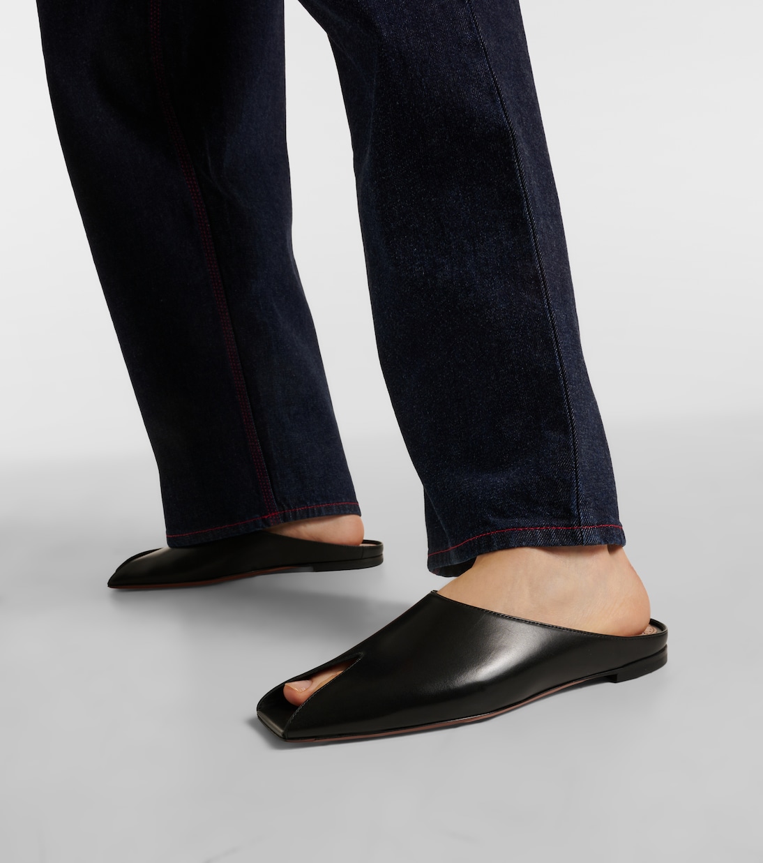 Mules Spike de piel | Alaïa