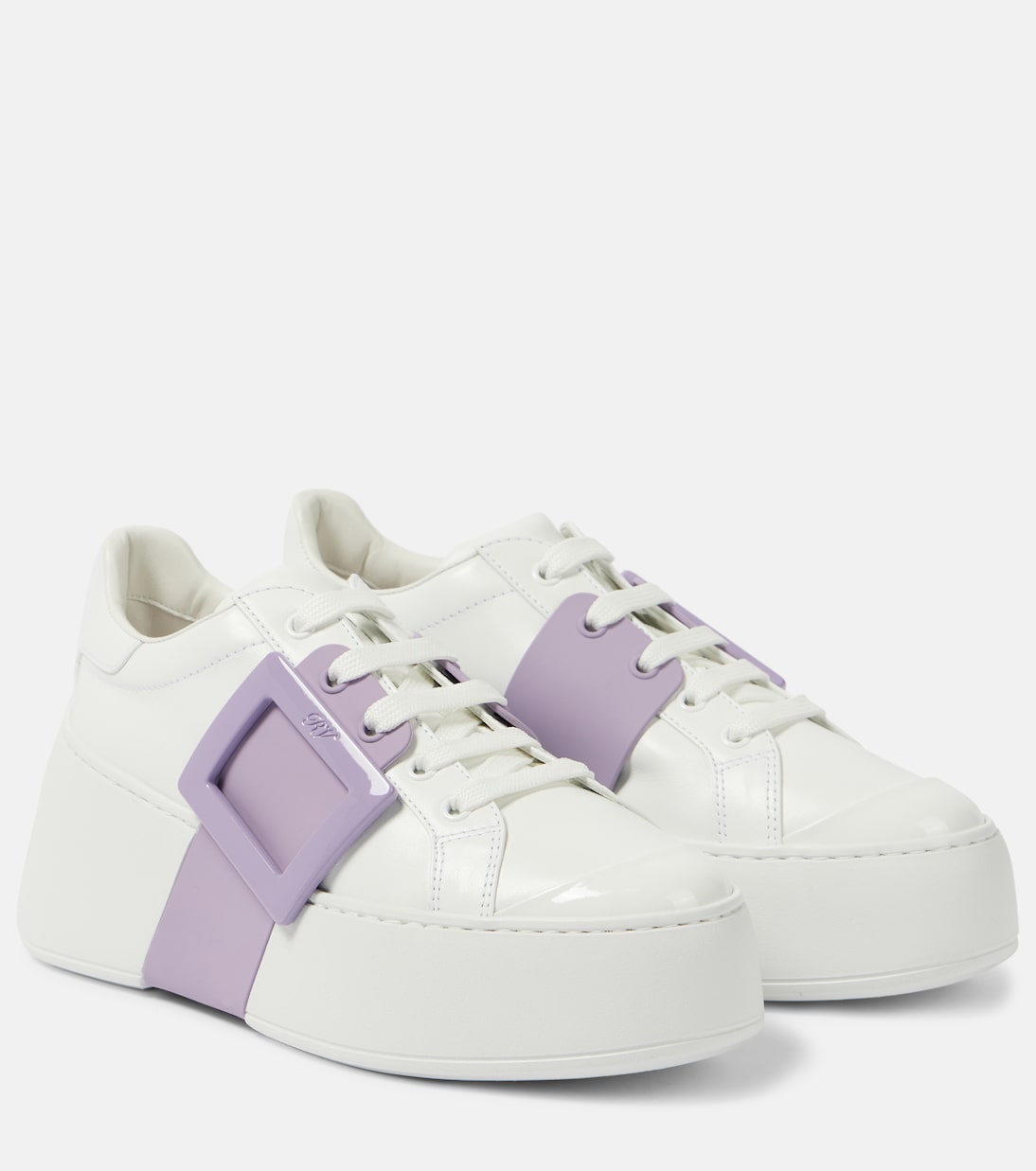 Plateau-Sneakers Viv’ Skate aus Leder | Roger Vivier