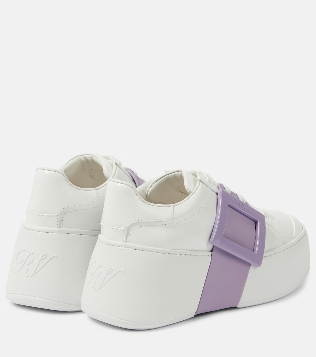 Plateau-Sneakers Viv’ Skate aus Leder | Roger Vivier