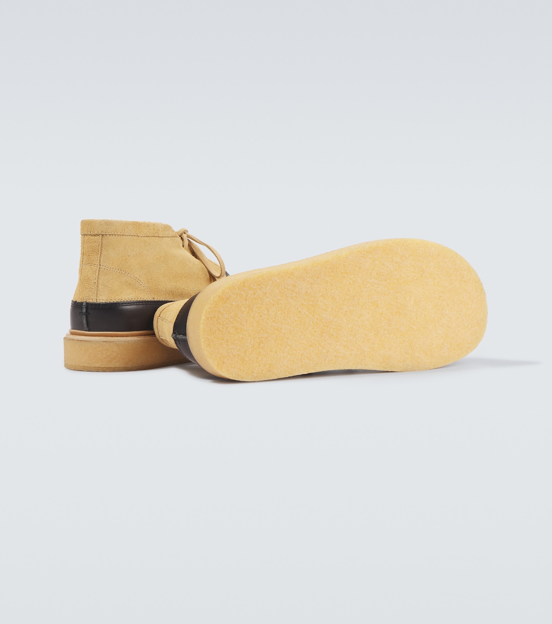 Leather and suede desert boots | Marni