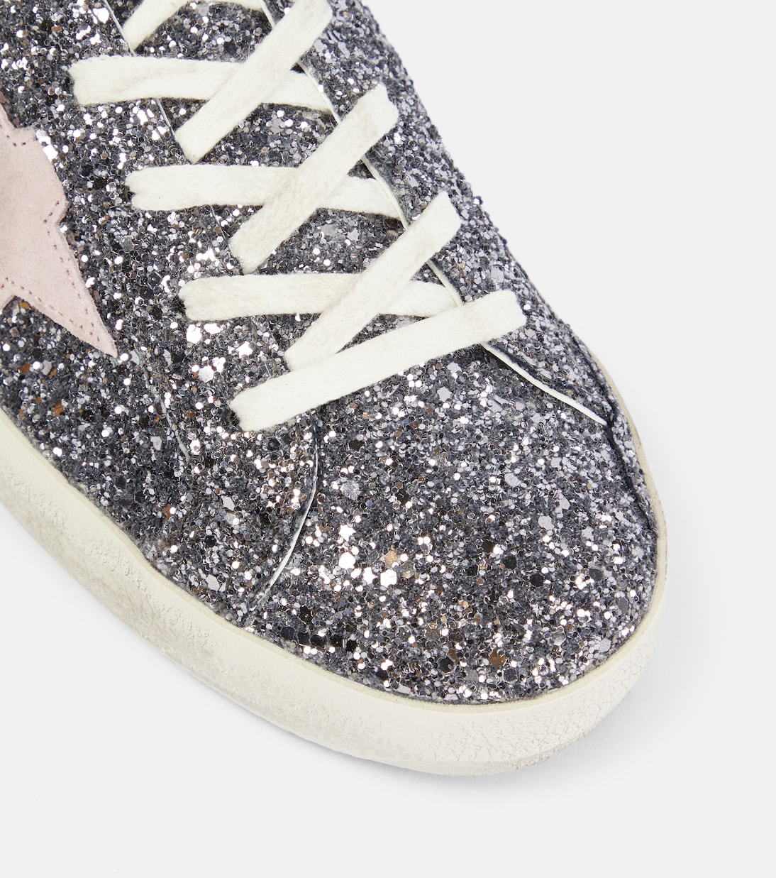 Sneakers Super-Star mit Glitter | Golden Goose