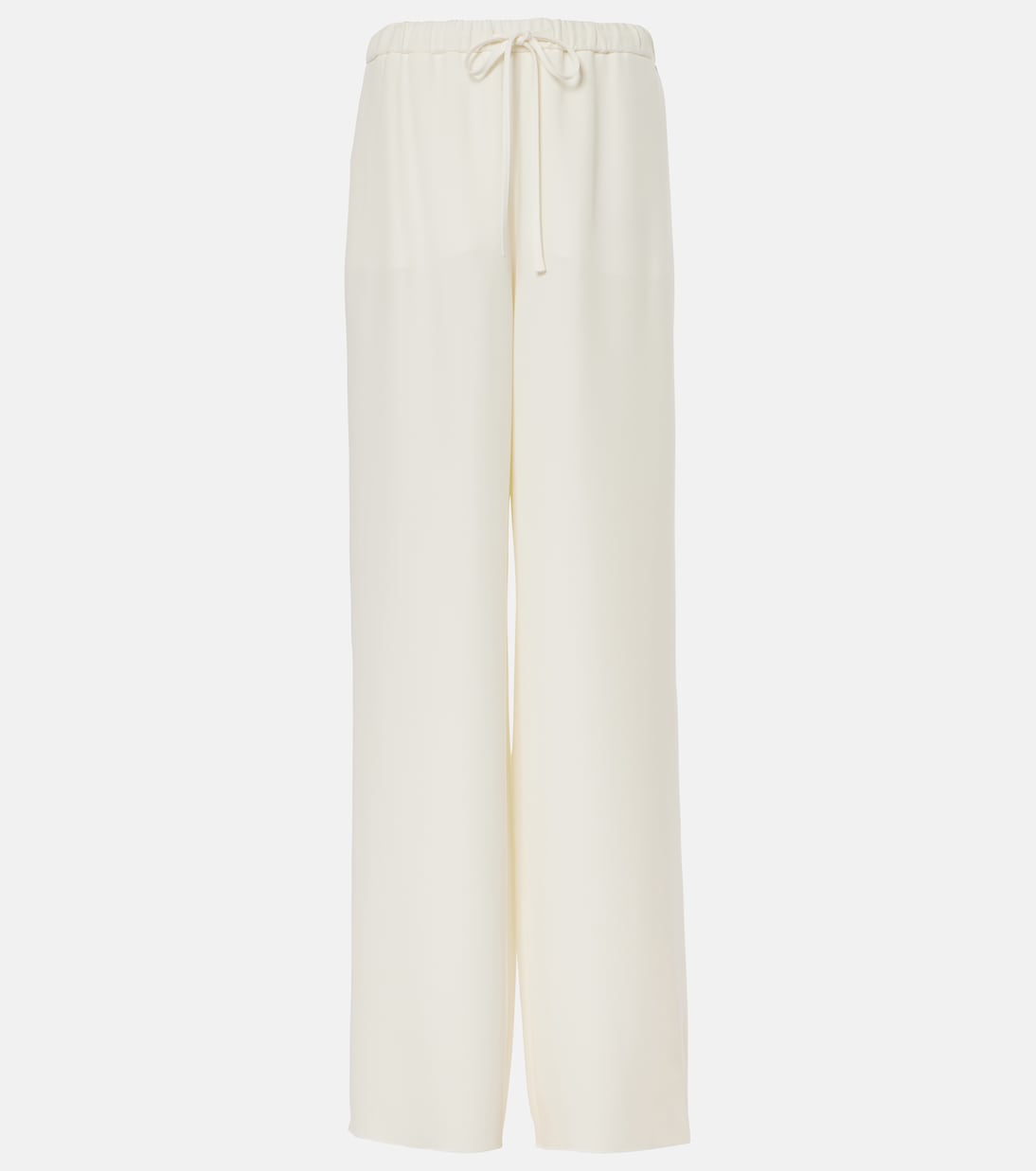 Weite High-Rise-Hose aus Cady Couture | Valentino