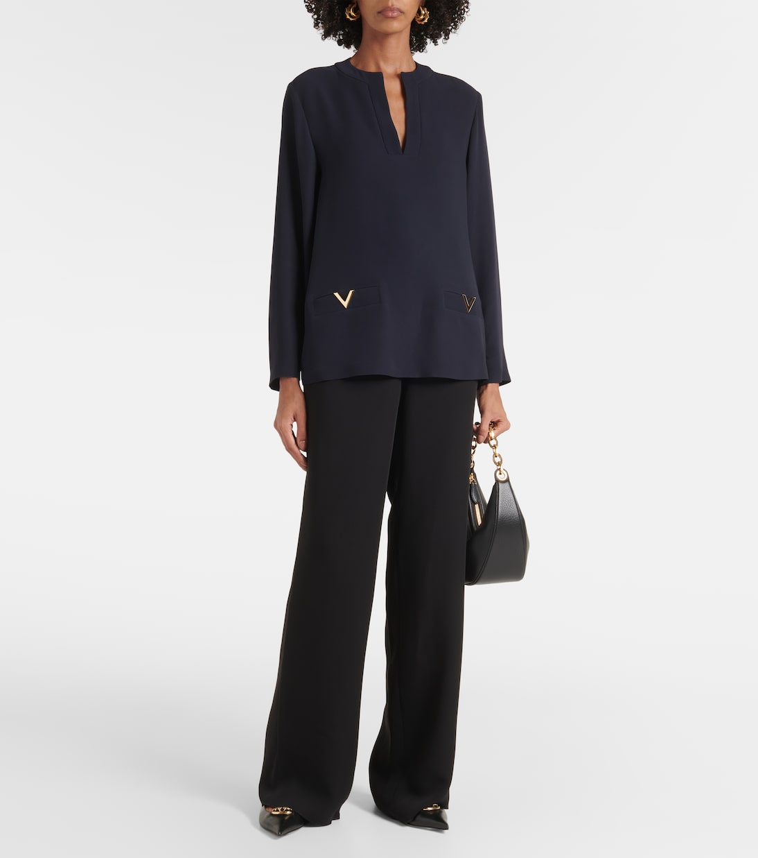 Top VGold aus Cady Couture | Valentino