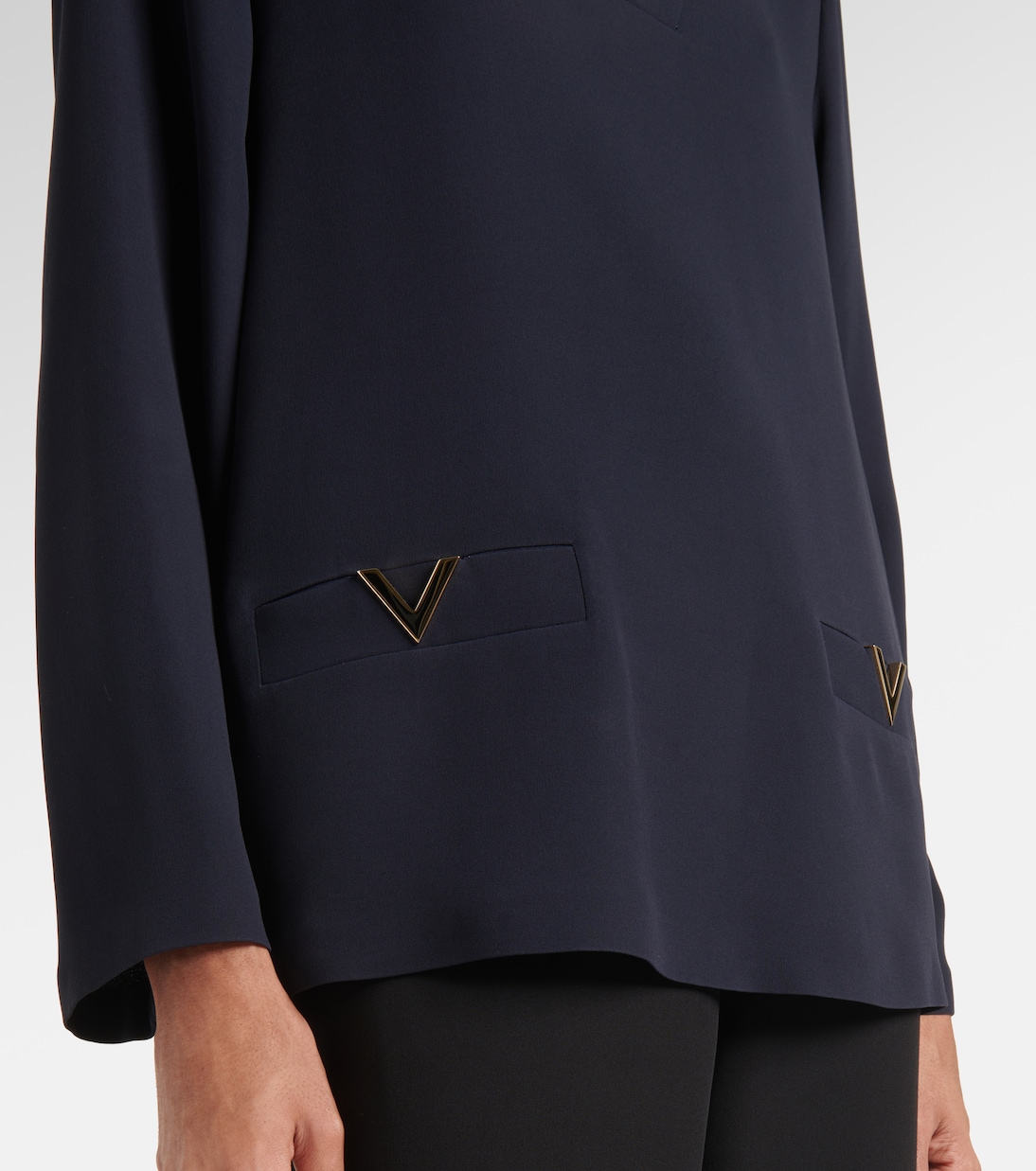 Top VGold aus Cady Couture | Valentino