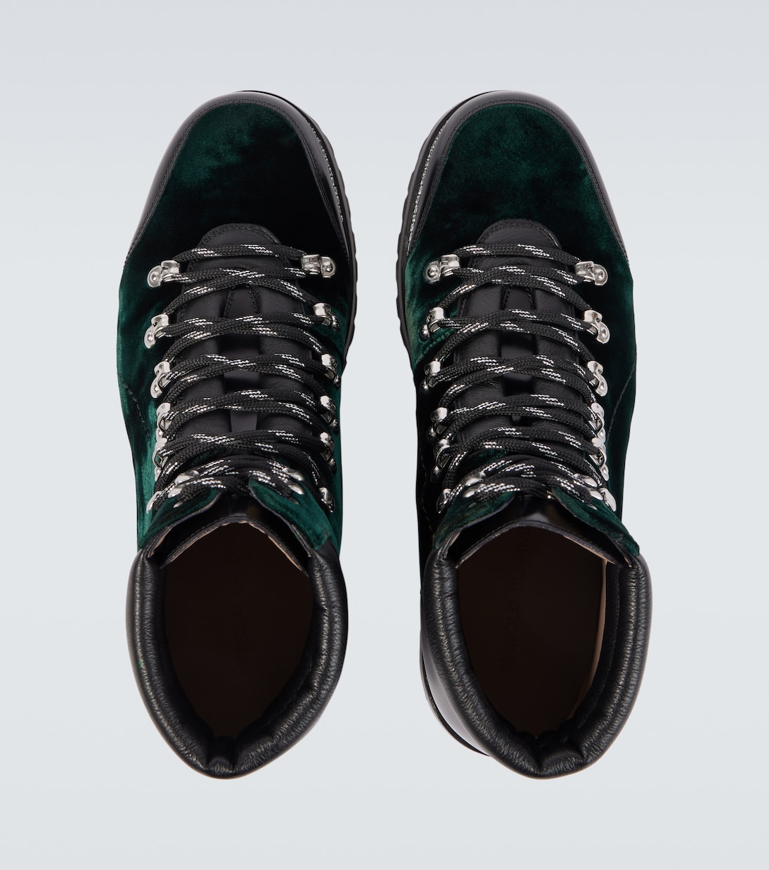 Botas Janka de terciopelo con piel | Manolo Blahnik