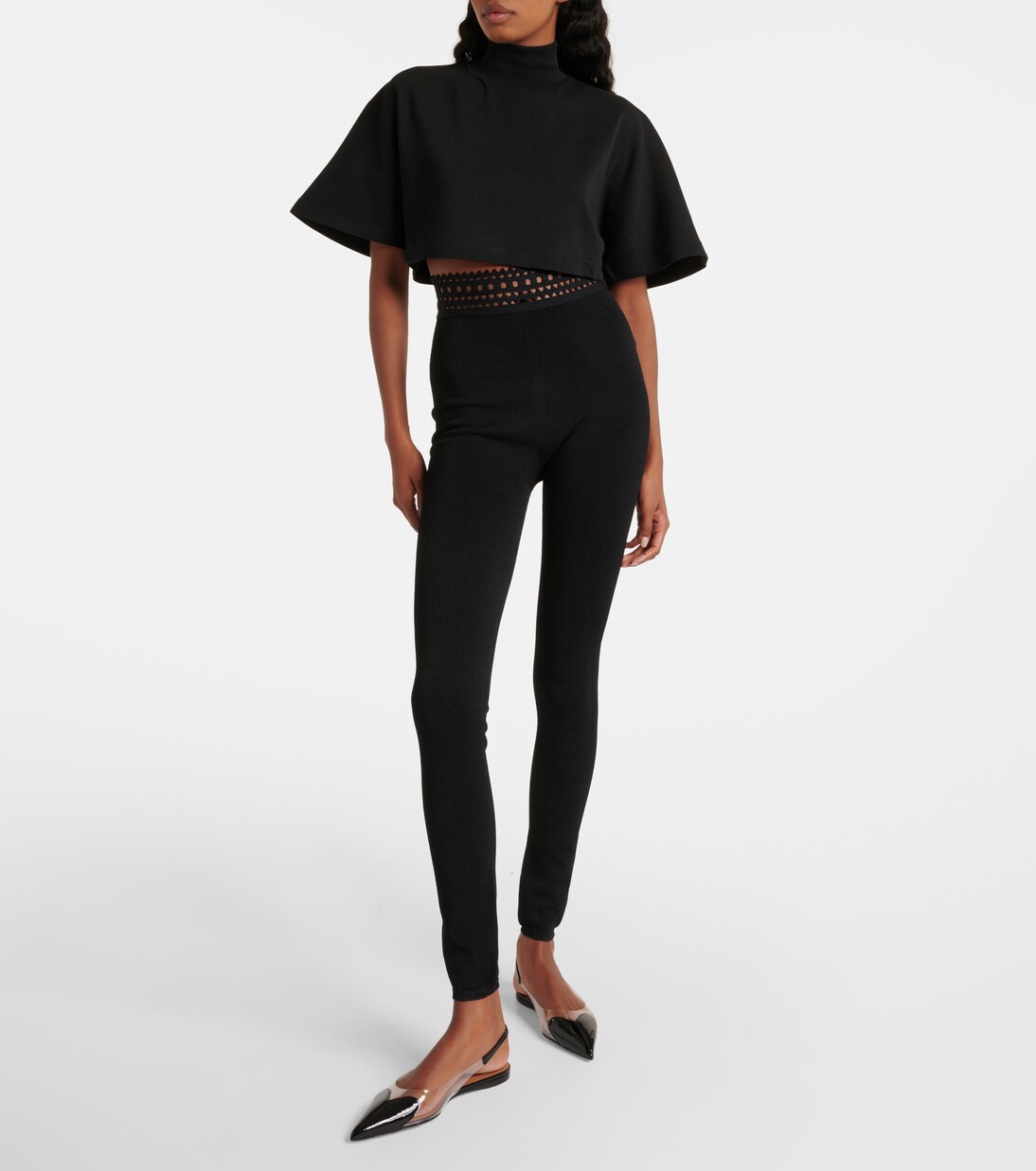 High-Rise Leggings Vienne | Alaïa