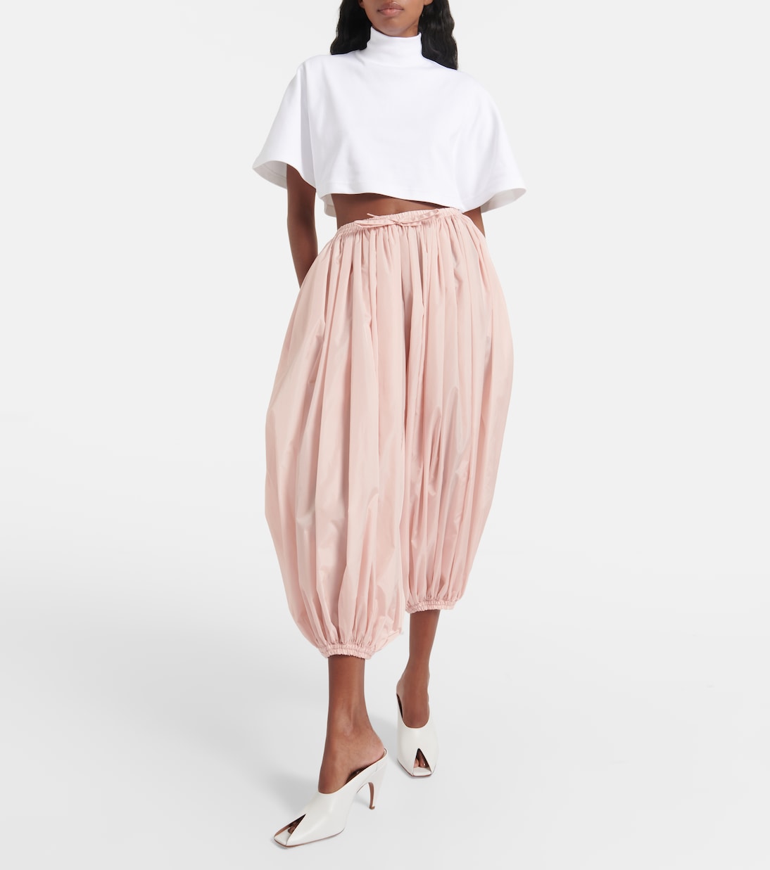 Cropped-Top aus Baumwolle | Alaïa