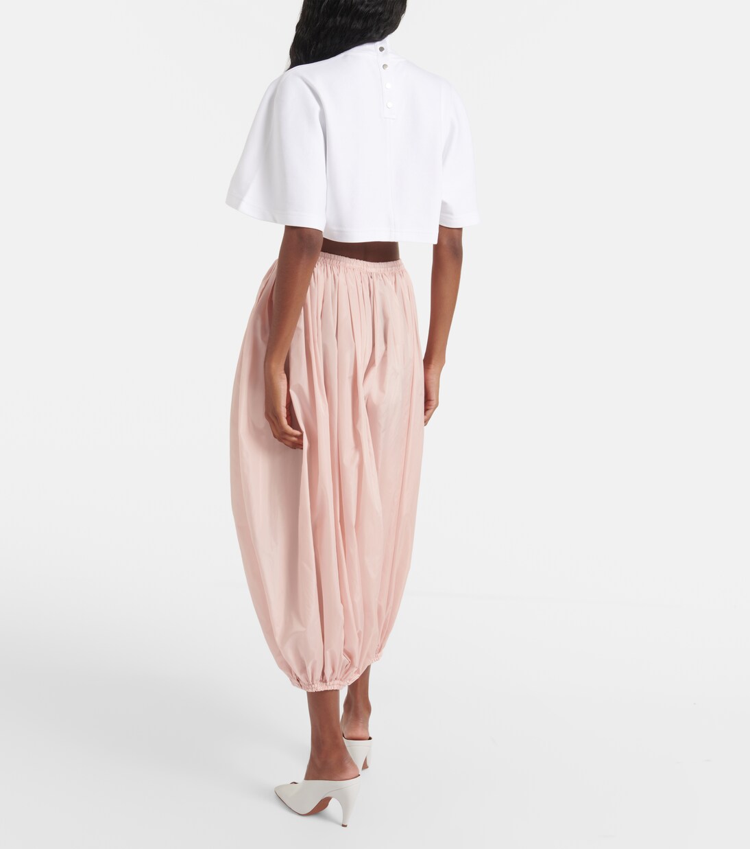 Cropped-Top aus Baumwolle | Alaïa