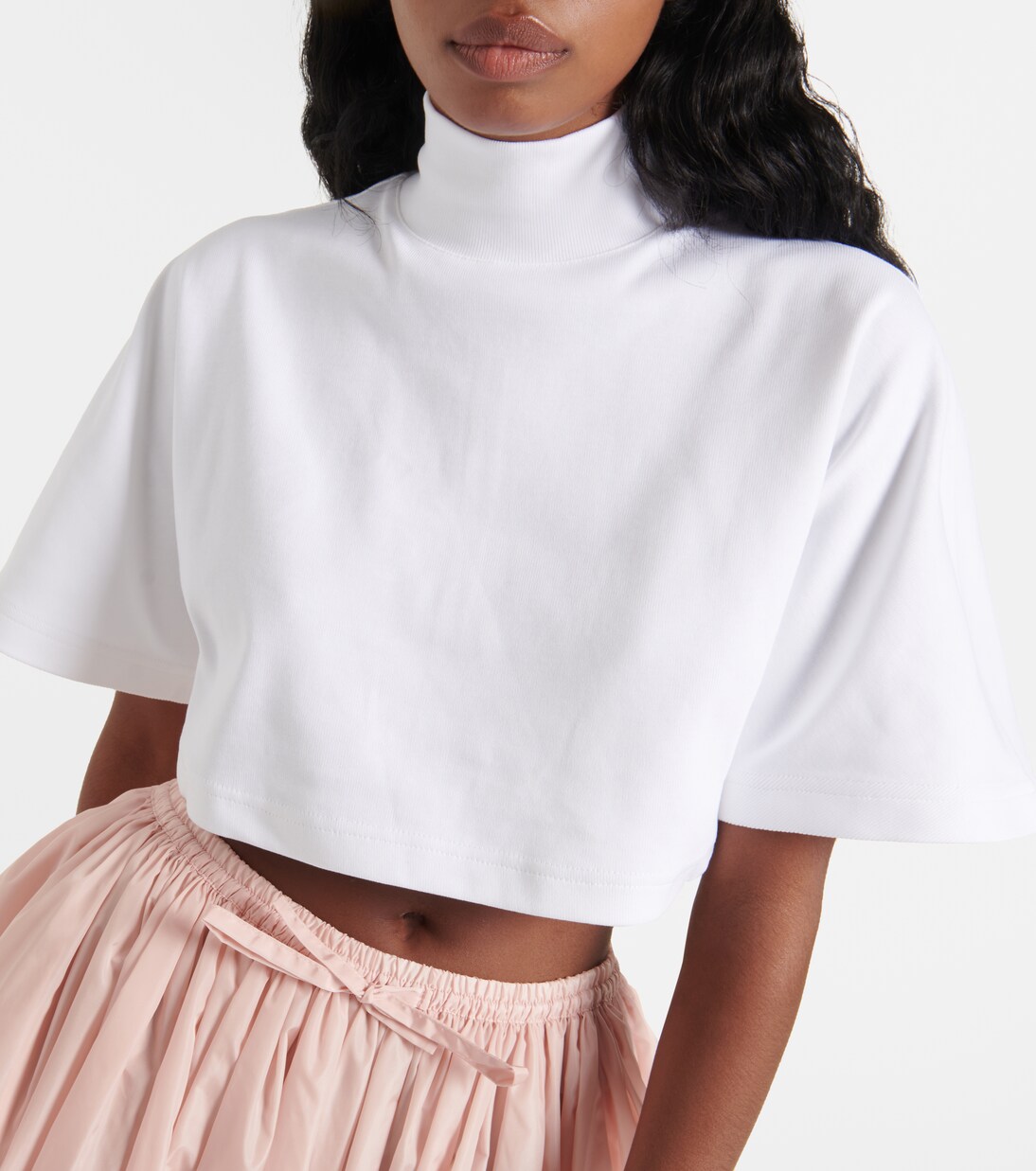 Cropped-Top aus Baumwolle | Alaïa