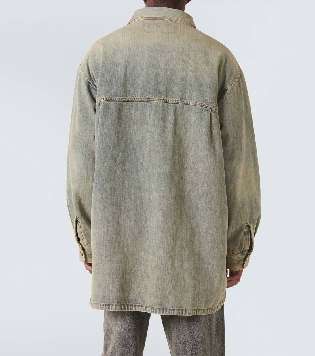 Herculean denim overshirt | Entire Studios