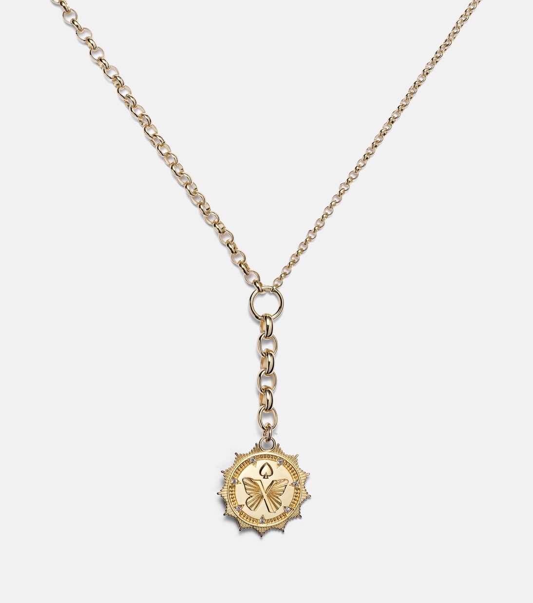 Reverie 18kt gold chain necklace with diamonds | FoundRae