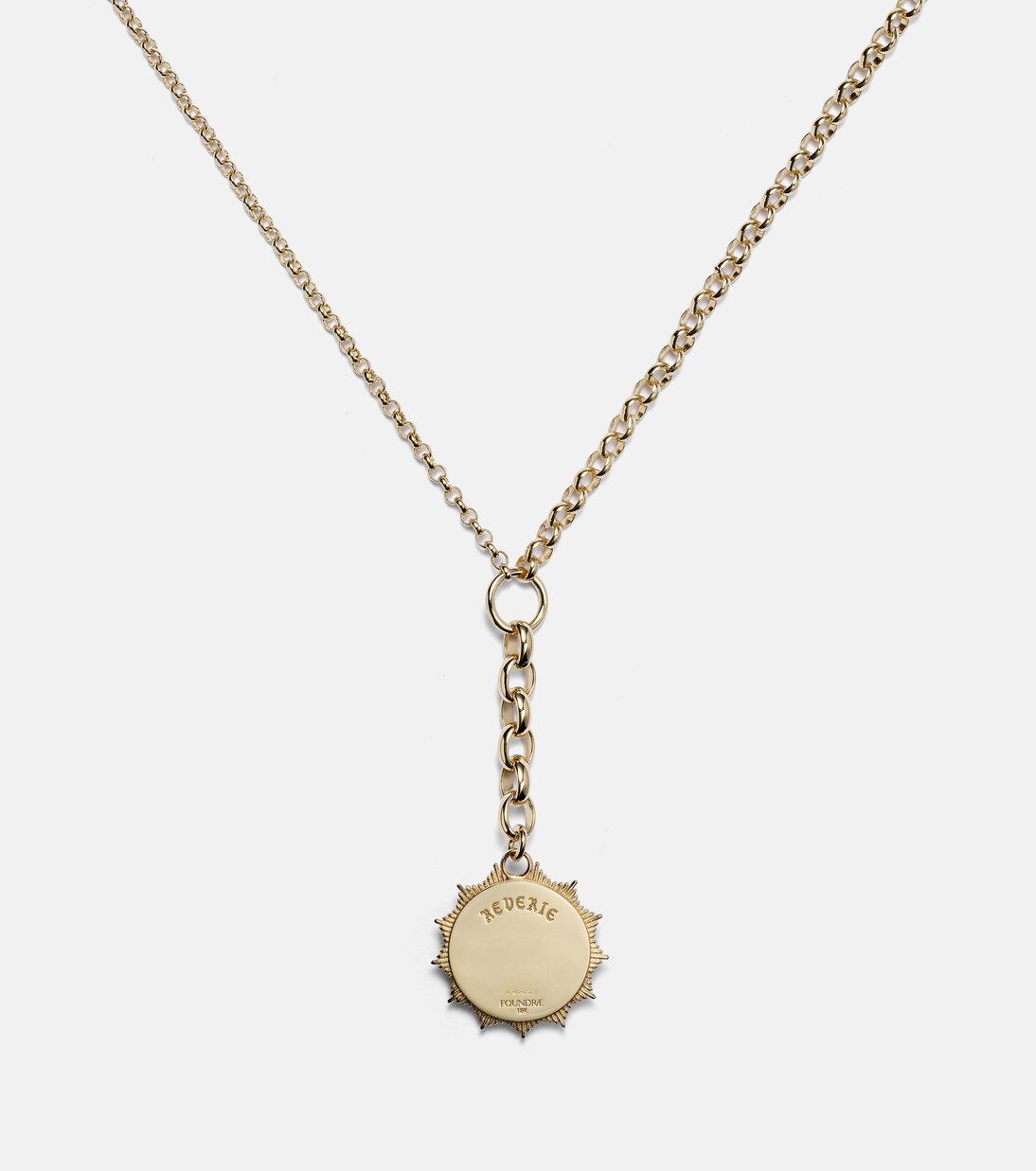 Reverie 18kt gold chain necklace with diamonds | FoundRae