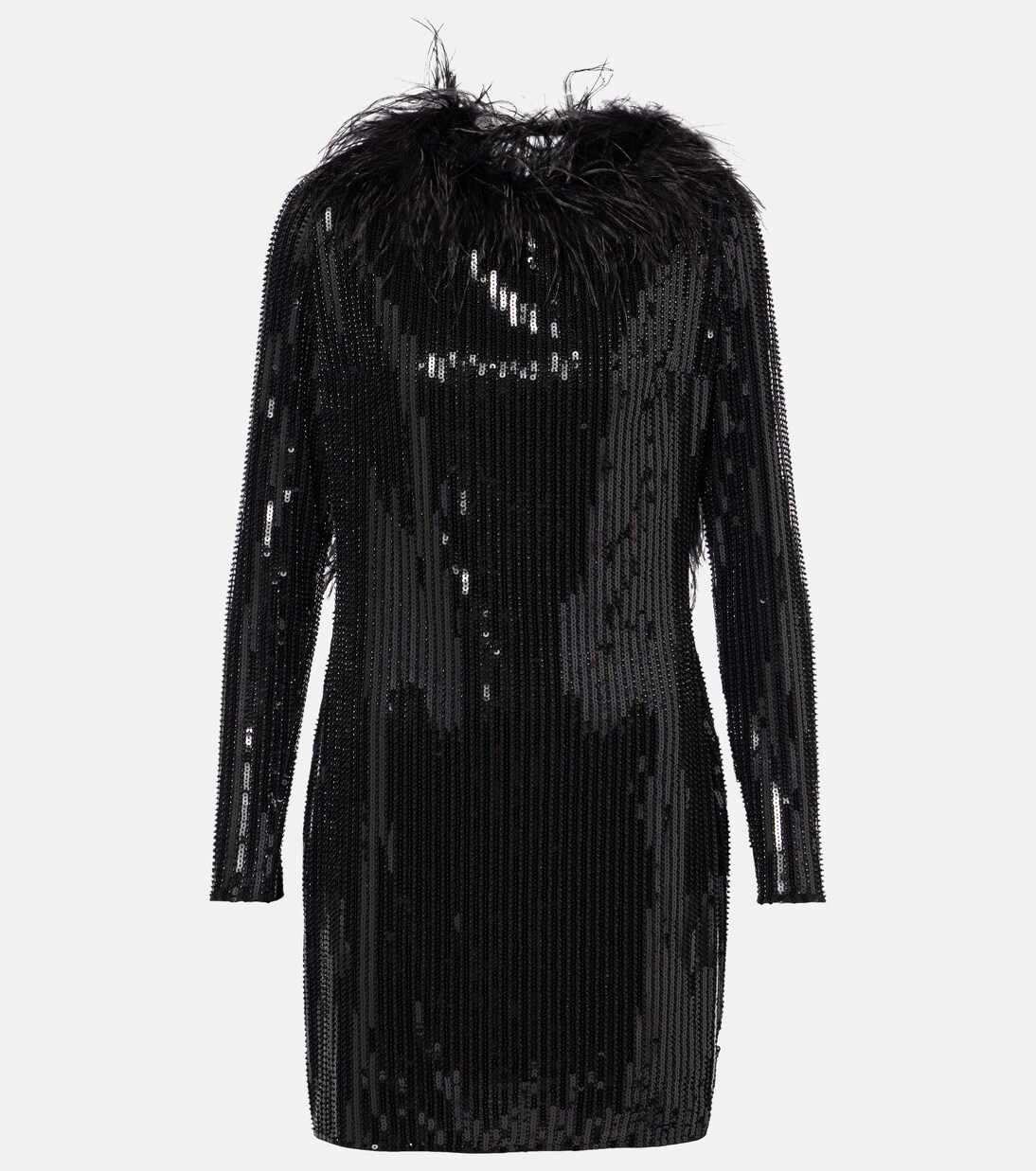 Robe Juises à sequins et plumes | The New Arrivals Ilkyaz Ozel