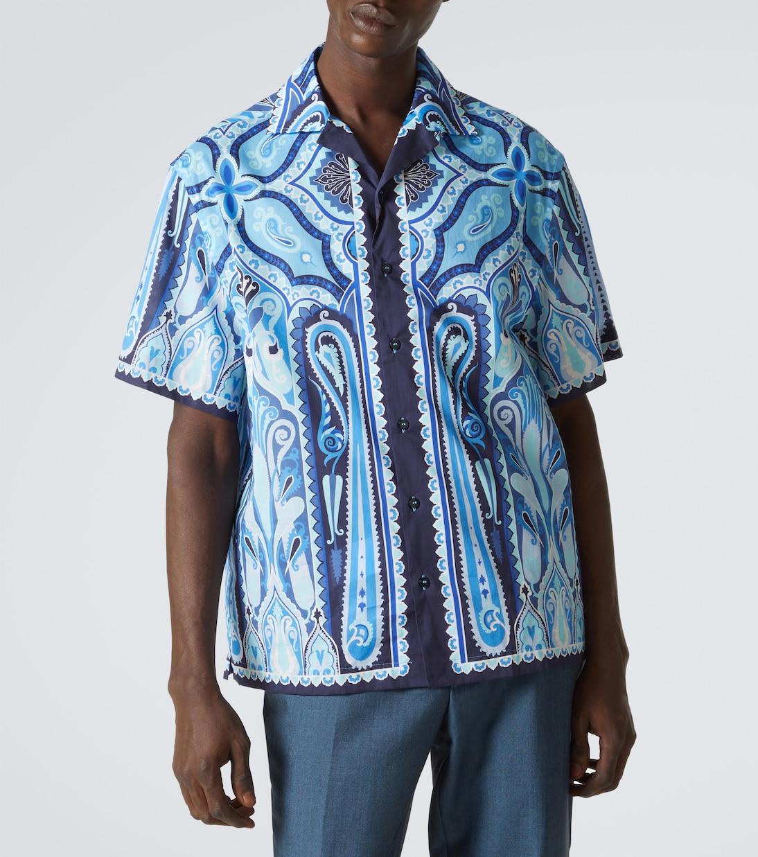 Camicia bowling in cotone con stampa | Etro