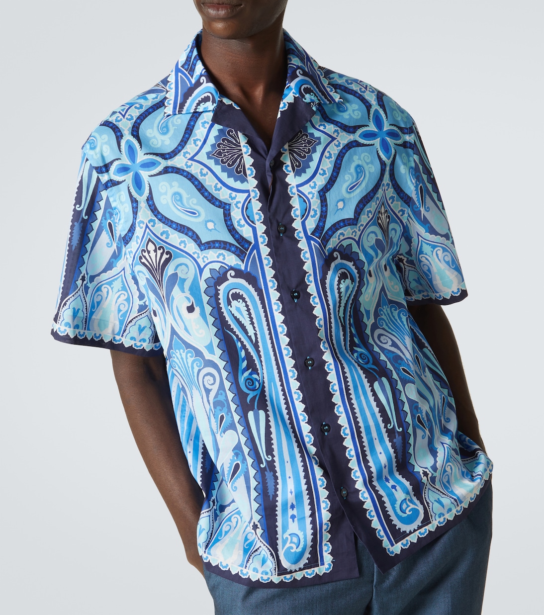 Camicia bowling in cotone con stampa | Etro