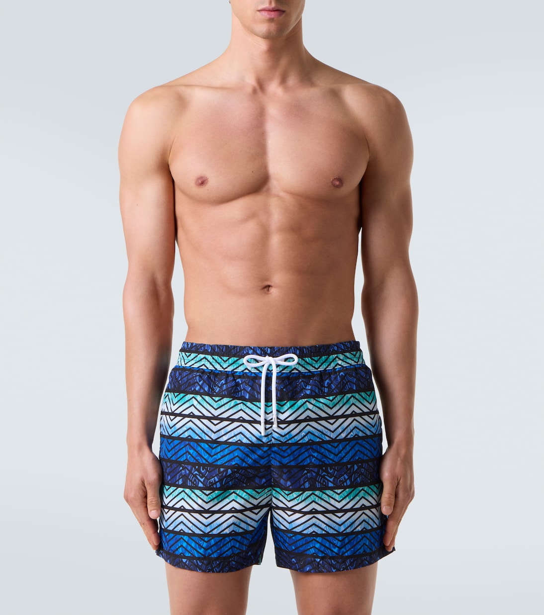Costume da bagno con stampa a zig-zag | Missoni