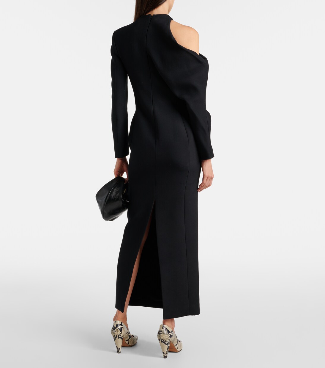 Robe longue Tray asymétrique | Khaite