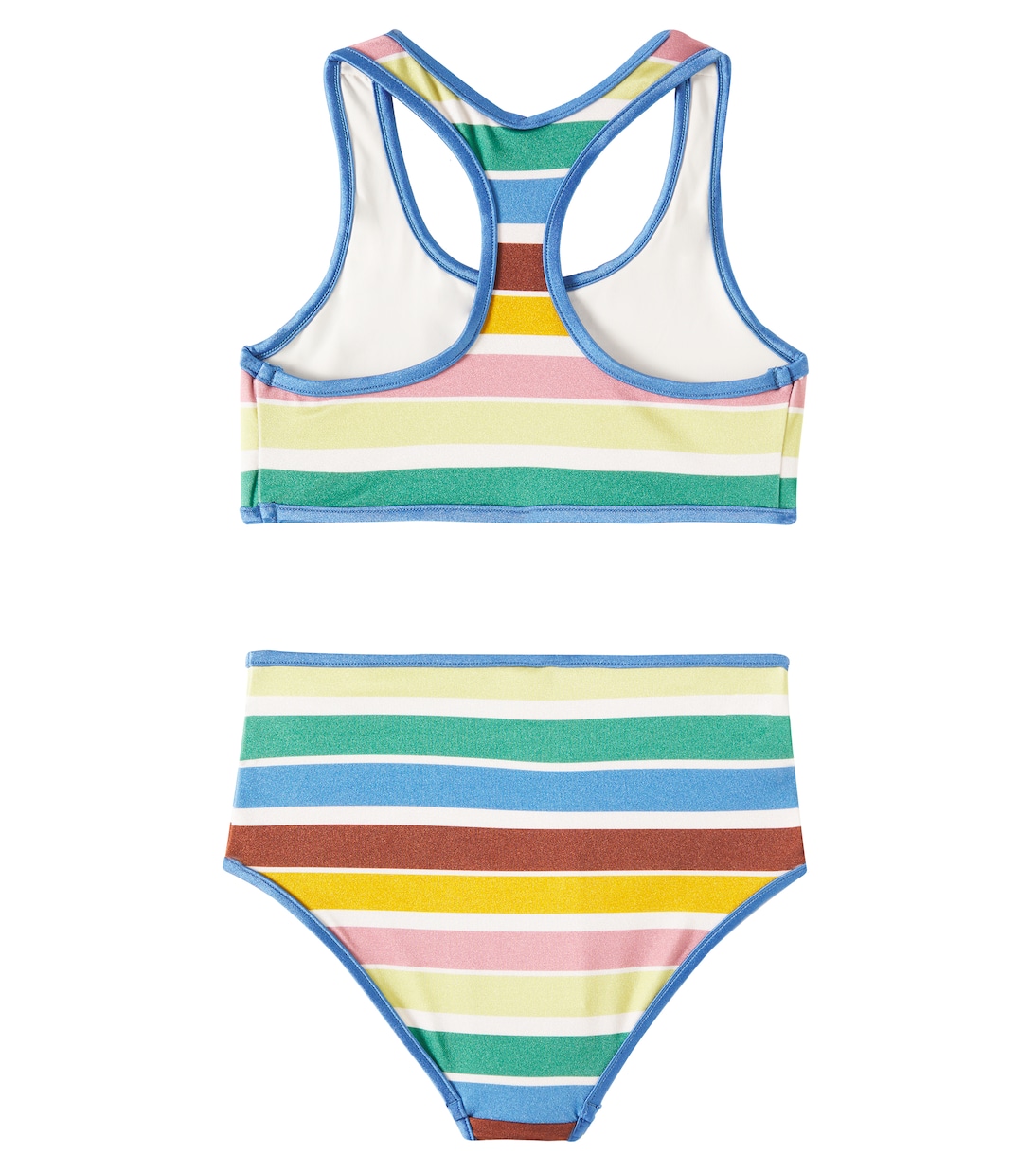 Everley striped racerback swimsuit | Zimmermann Kids